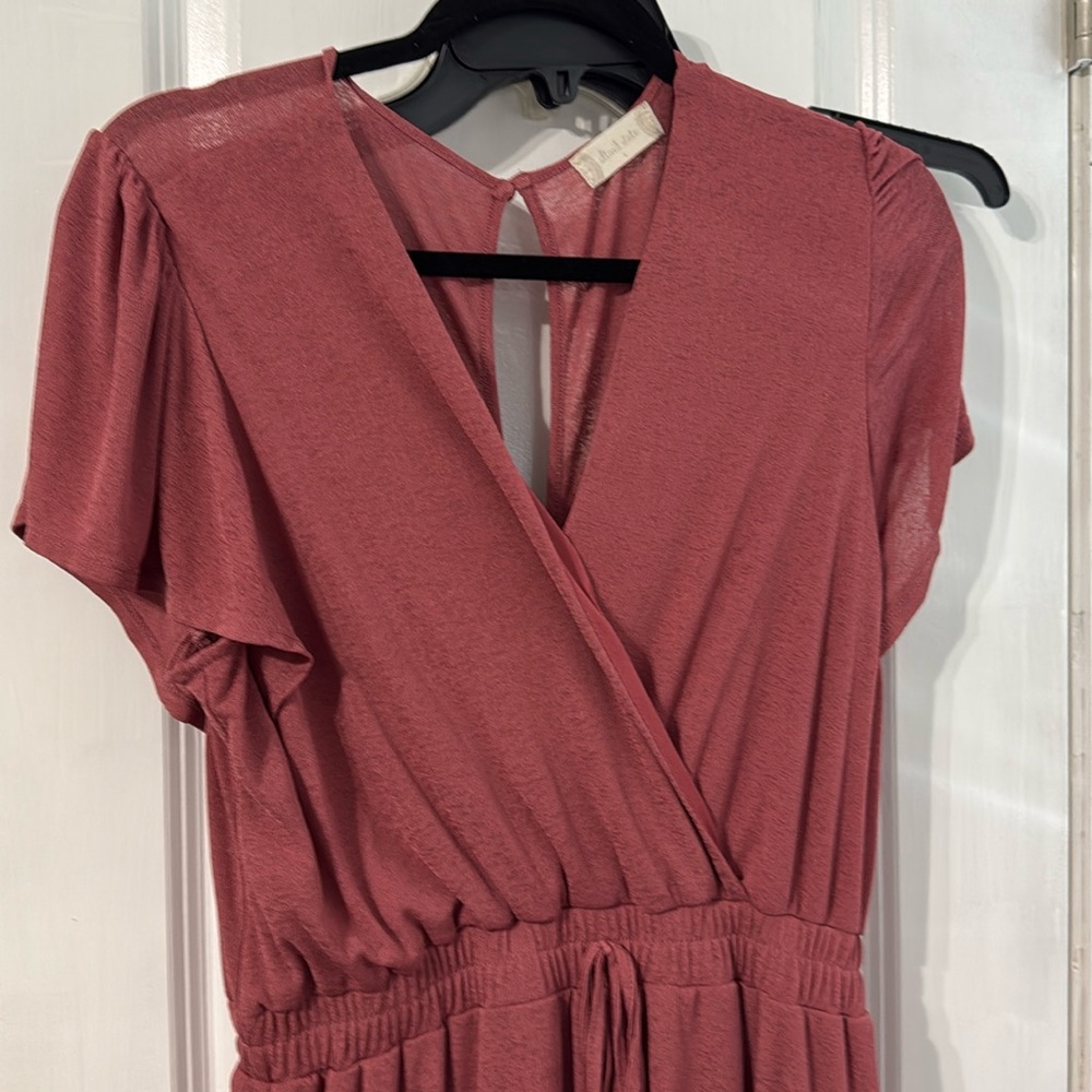 Altard state L pink shirt dress